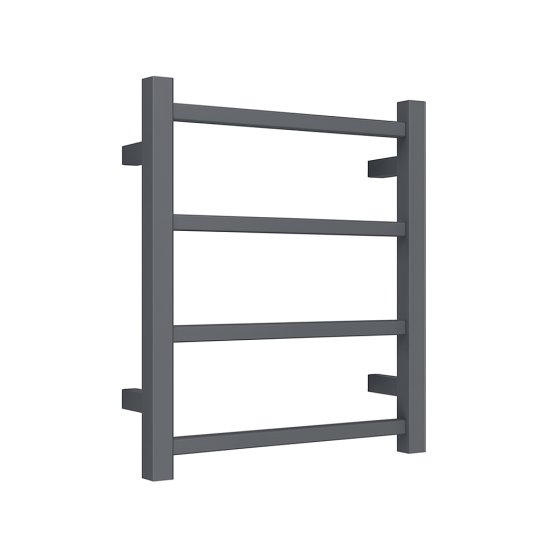 500Hx420Wx120D Gunmetal Grey Electric Heated Towel Rack 4 Bars 500Hx420Wx120D Gunmetal Grey Electric Heated Towel Rack 4 Bars